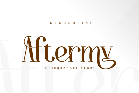 Aftermy Font - Featured Image