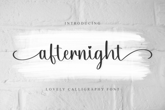 Afternight Font - Featured Image