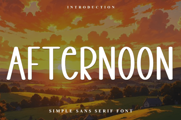Afternoon Font - Featured Image