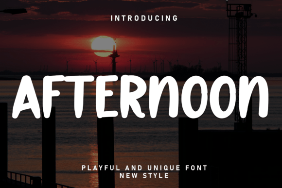 Afternoon Font - Featured Image