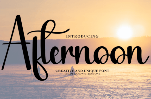 Afternoon Font - Featured Image