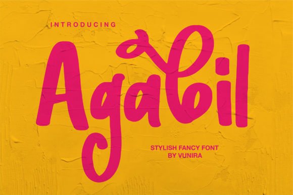 Agabil Font - Featured Image