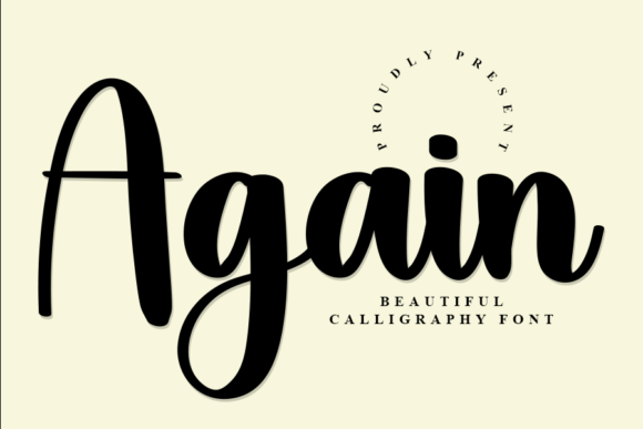 Again Font - Featured Image