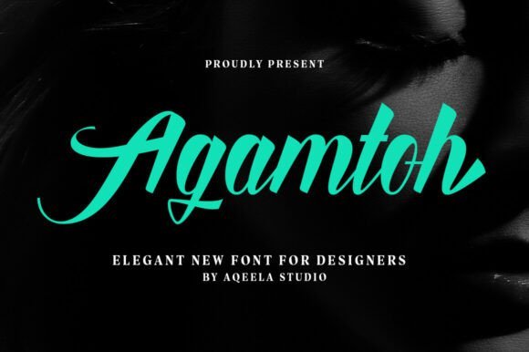 Agamtoh Font - Featured Image