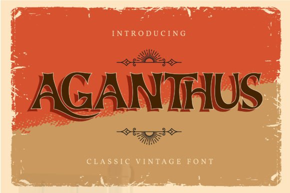 Aganthus Font - Featured Image