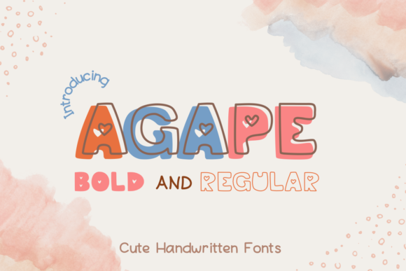 Agape Font - Featured Image