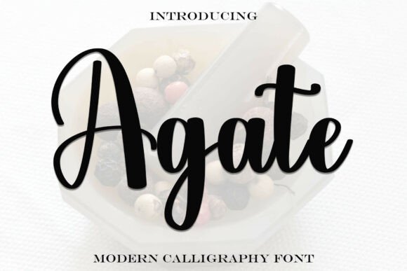Agate Font - Featured Image
