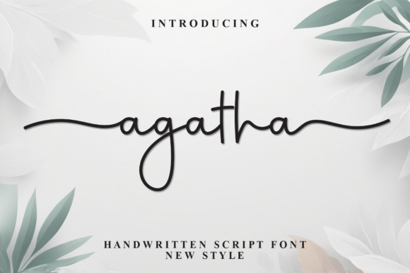 Agatha Font - Featured Image