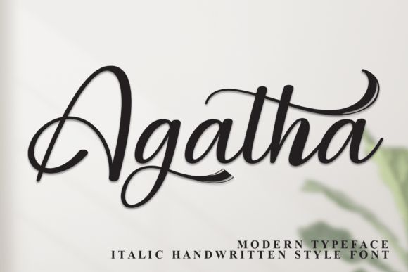 Agatha Font - Featured Image