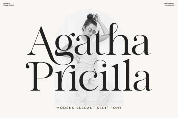 Agatha Pricilla Font - Featured Image