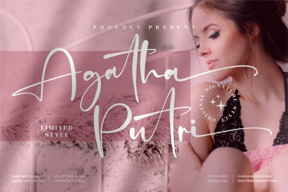 Agatha Putri Font - Featured Image