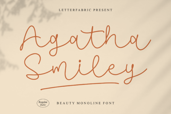 Agatha Smiley Font - Featured Image