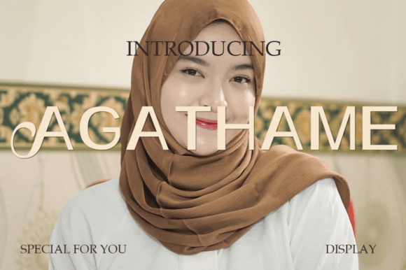 Agathame Font - Featured Image
