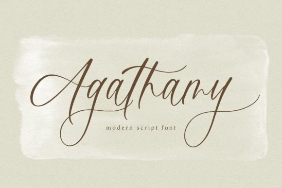 Agathamy Font - Featured Image