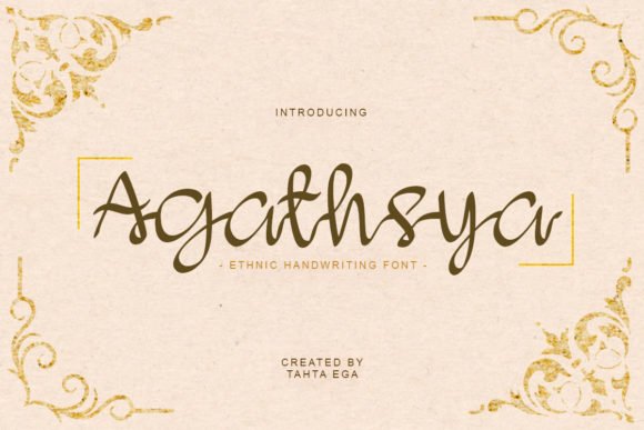 Agathsya Font - Featured Image