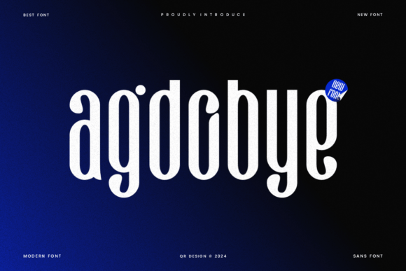 Agdobye Font - Featured Image