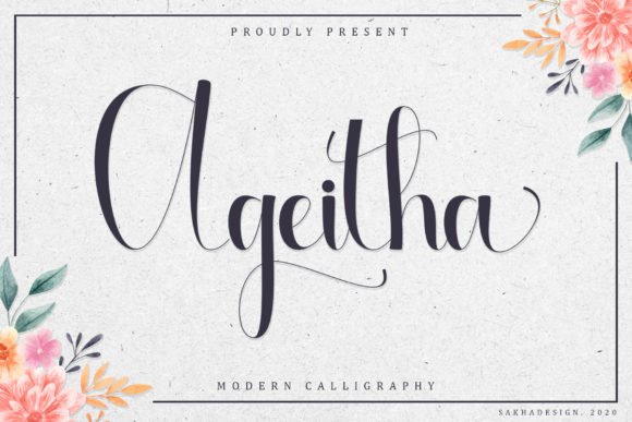 Ageitha Font - Featured Image