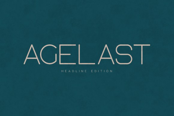 Agelast Headline Edition Font - Featured Image