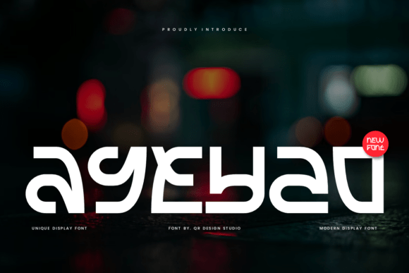 Ageyzo Font - Featured Image