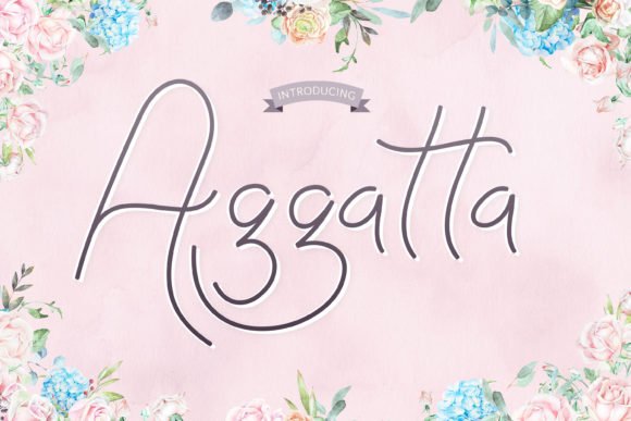 Aggatta Font - Featured Image