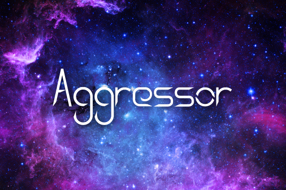 Aggressor Font - Featured Image