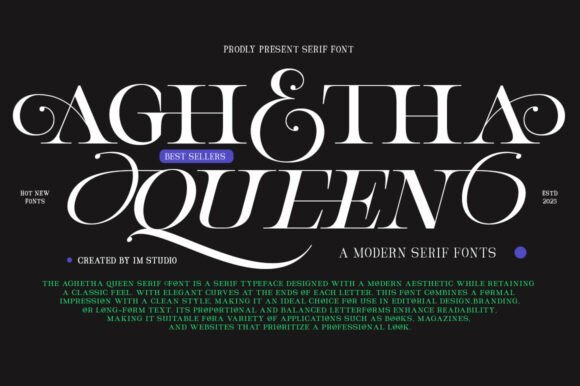 Aghetha Queen Font - Featured Image