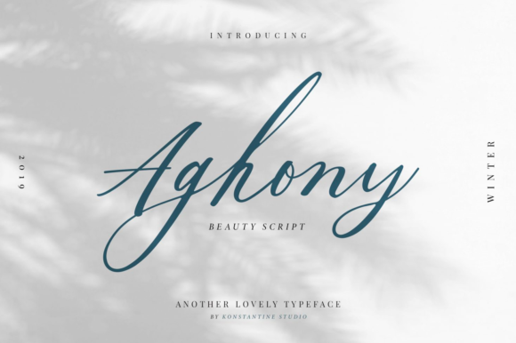 Aghony Font - Featured Image