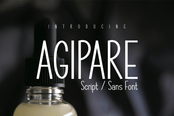 Agipare Font - Featured Image
