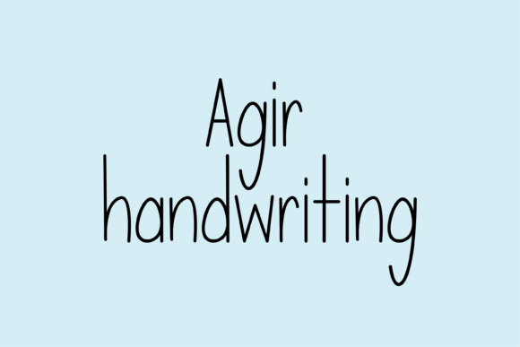 Agir Font - Featured Image