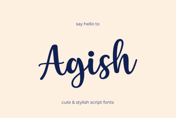 Agish Font - Featured Image