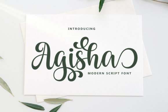 Agisha Font - Featured Image