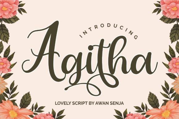 Agitha Font - Featured Image