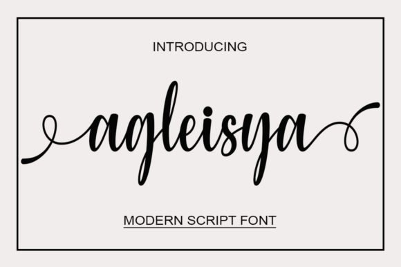 Agleisya Font - Featured Image