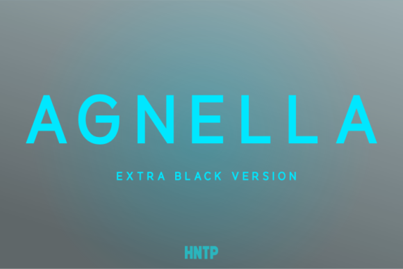 Agnella Extra Black Font - Featured Image