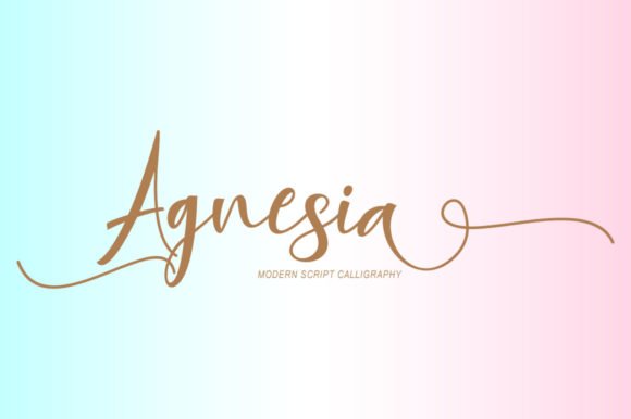 Agnesia Font - Featured Image