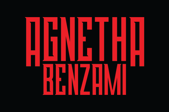 Agnetha Benzami Font - Featured Image