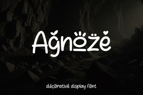 Agnoze Font - Featured Image