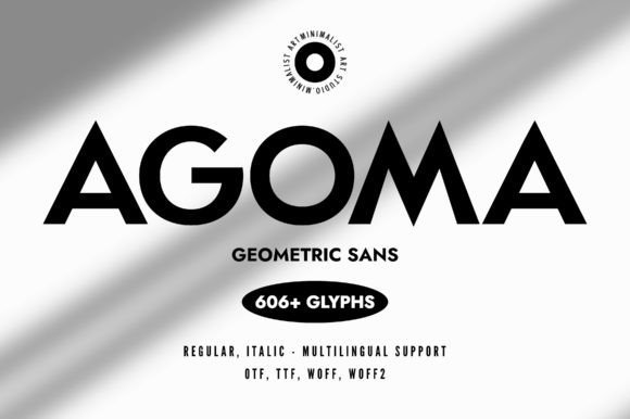 Agoma Font - Featured Image