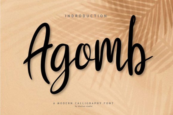 Agomb Font - Featured Image