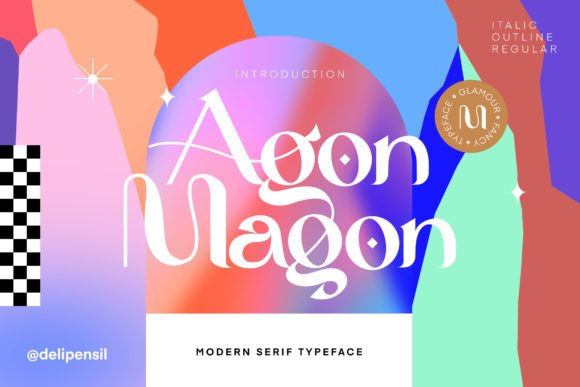 Agon Magon Font - Featured Image