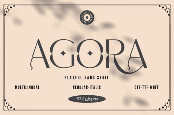 Agora Font - Featured Image