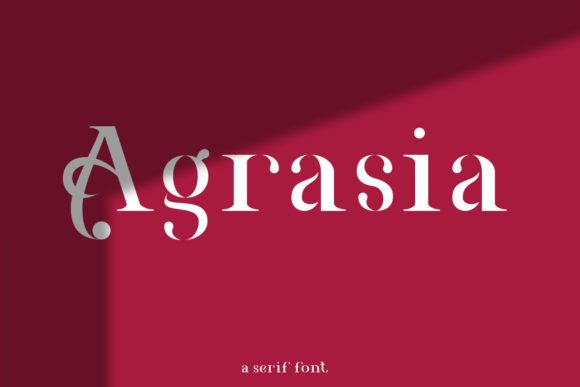 Agrasia Font - Featured Image