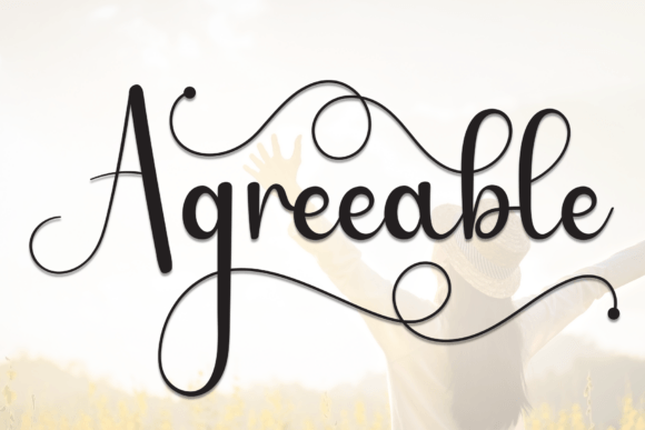Agreeable Font - Featured Image