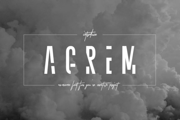 Agrem Font - Featured Image