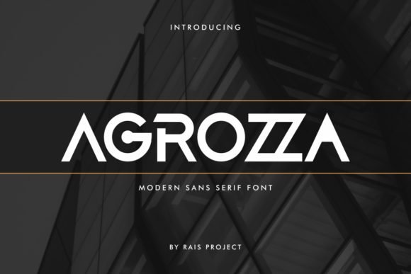 Agrozza Font - Featured Image