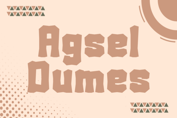 Agsel Dumes Font - Featured Image