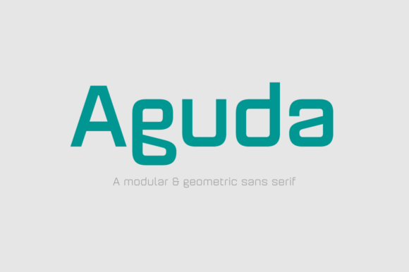 Aguda Family Font - Featured Image