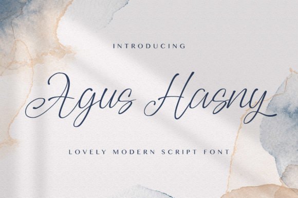 Agus Hasny Font - Featured Image
