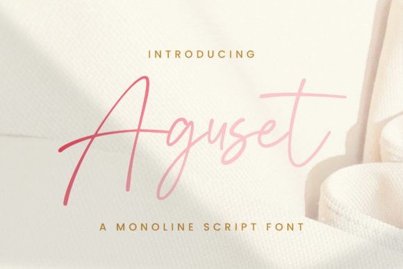 Aguset Font - Featured Image
