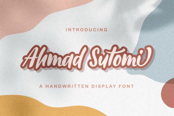 Ahmad Sutomi Font - Featured Image